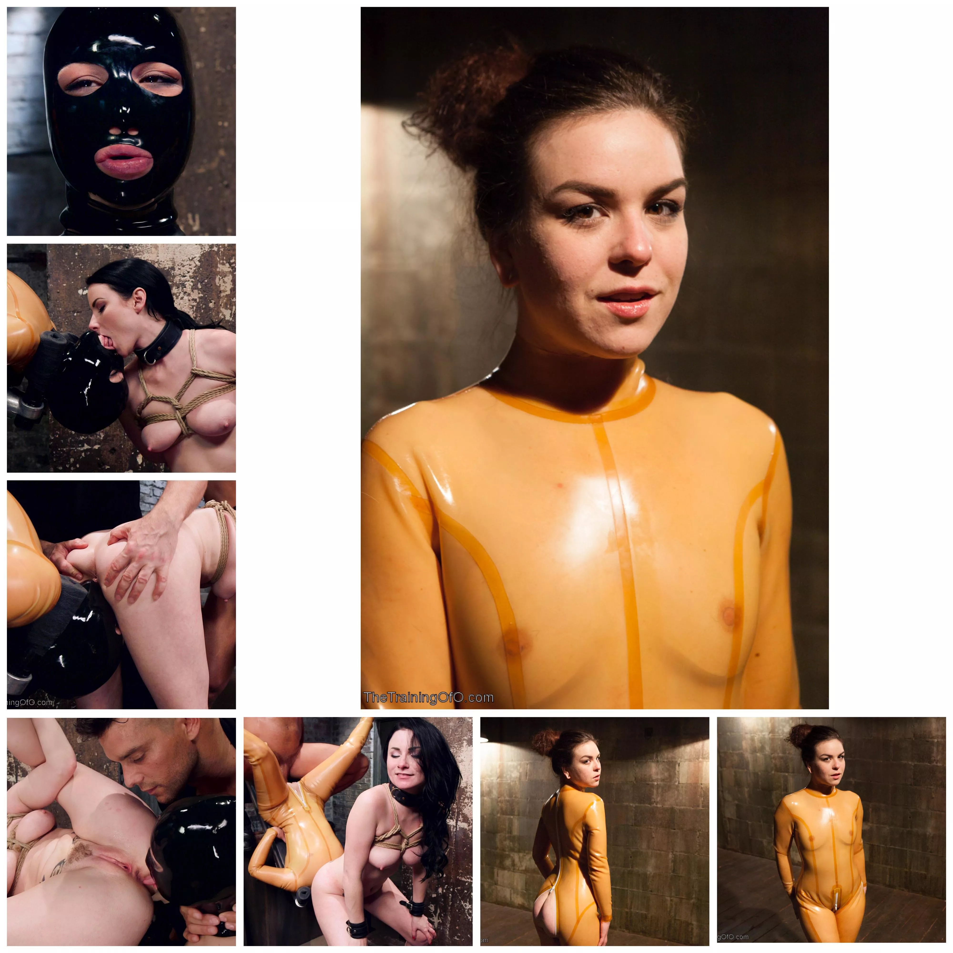 Juliette March Dressed in some Transparent Latex 🔥