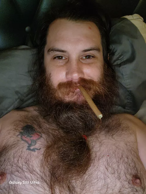 (M) Who's down to smoke this blunt with me.