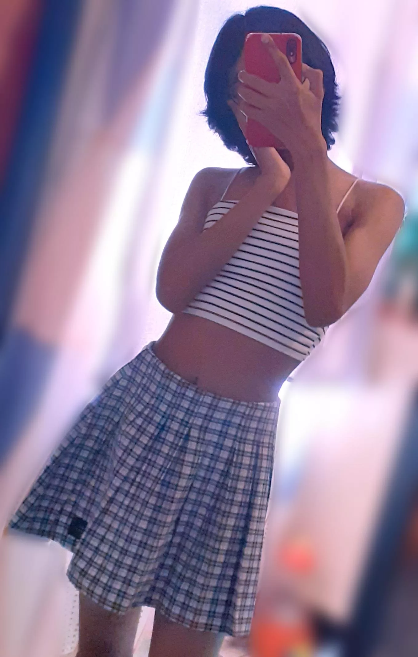 Not a fan of crop tops but they are comfy in summer