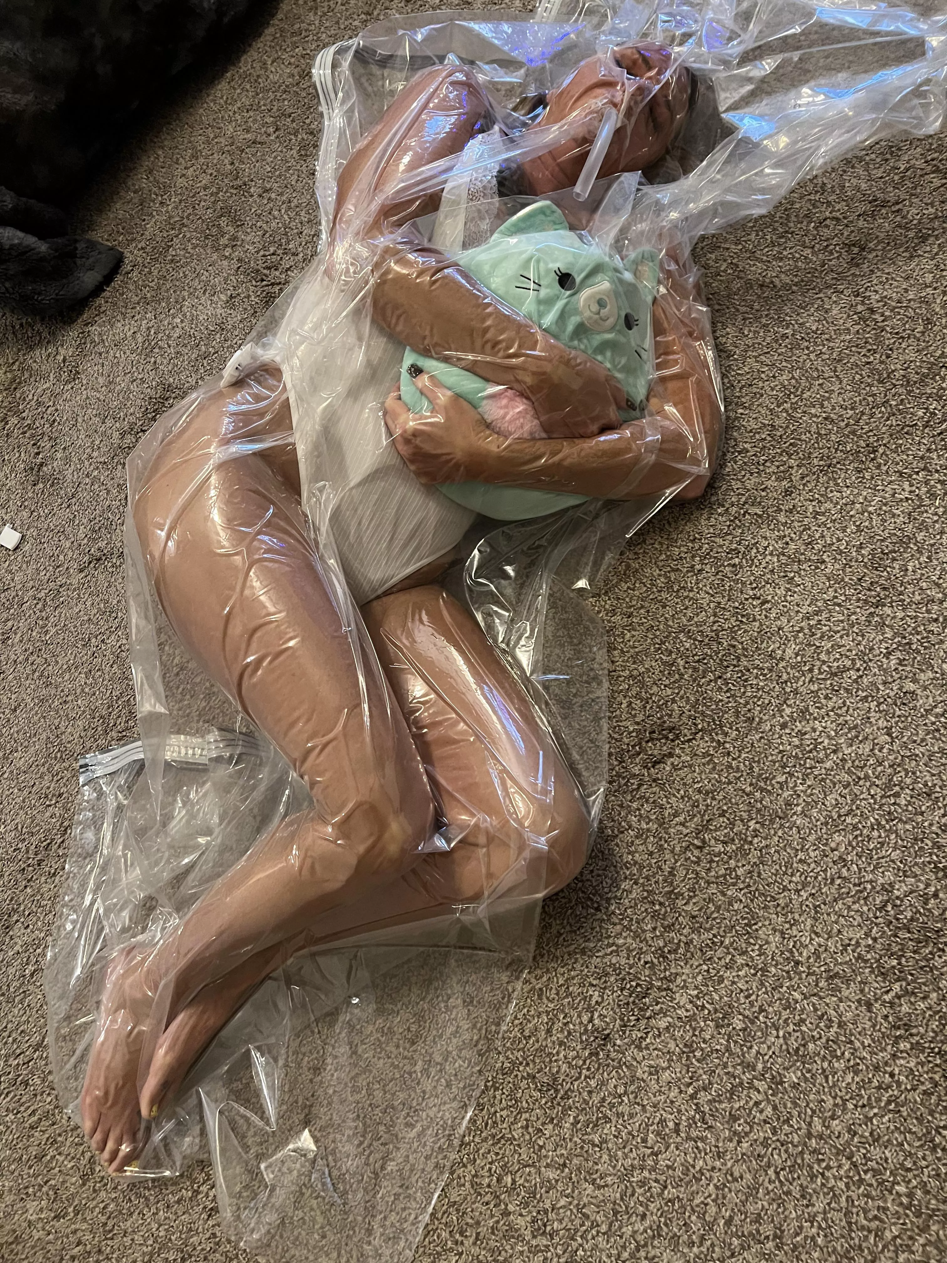 Packaged and ready for storage