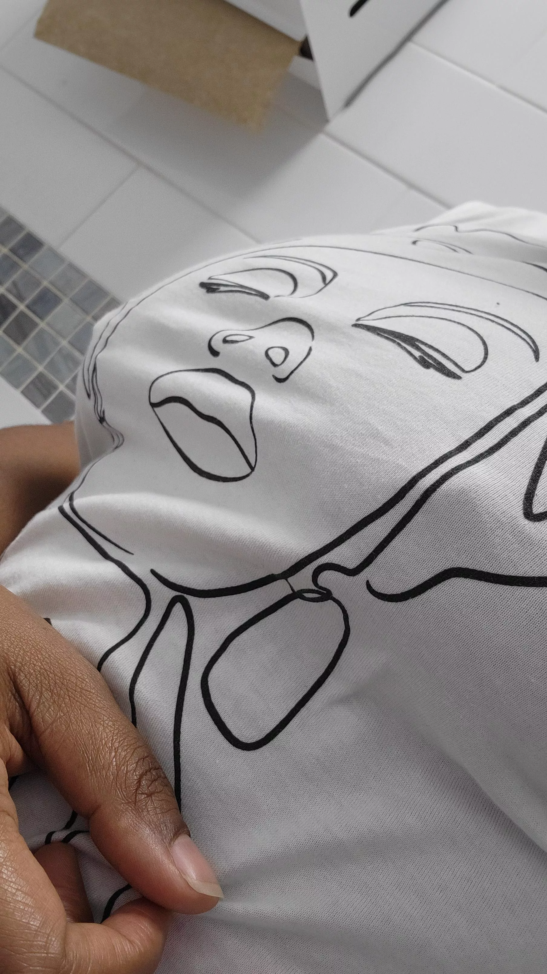 The drawing didn't really distract lol