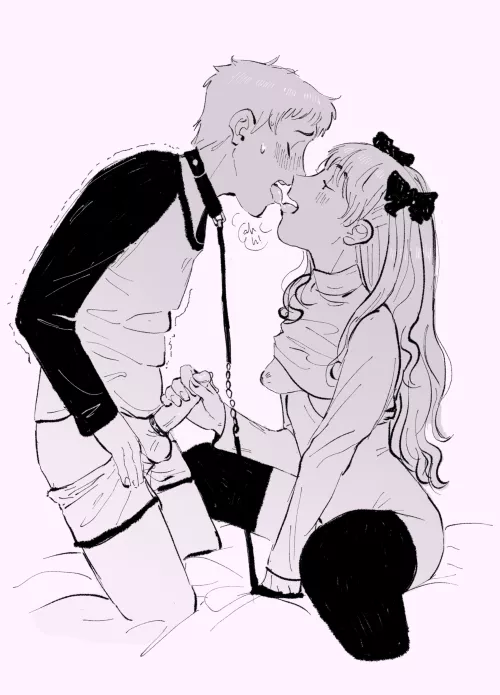 Training Her Puppy 💞