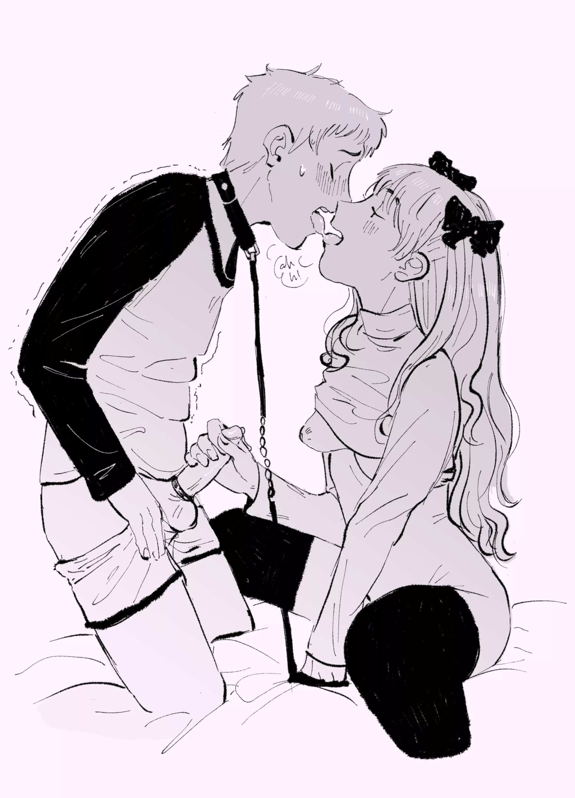 Training Her Puppy 💞