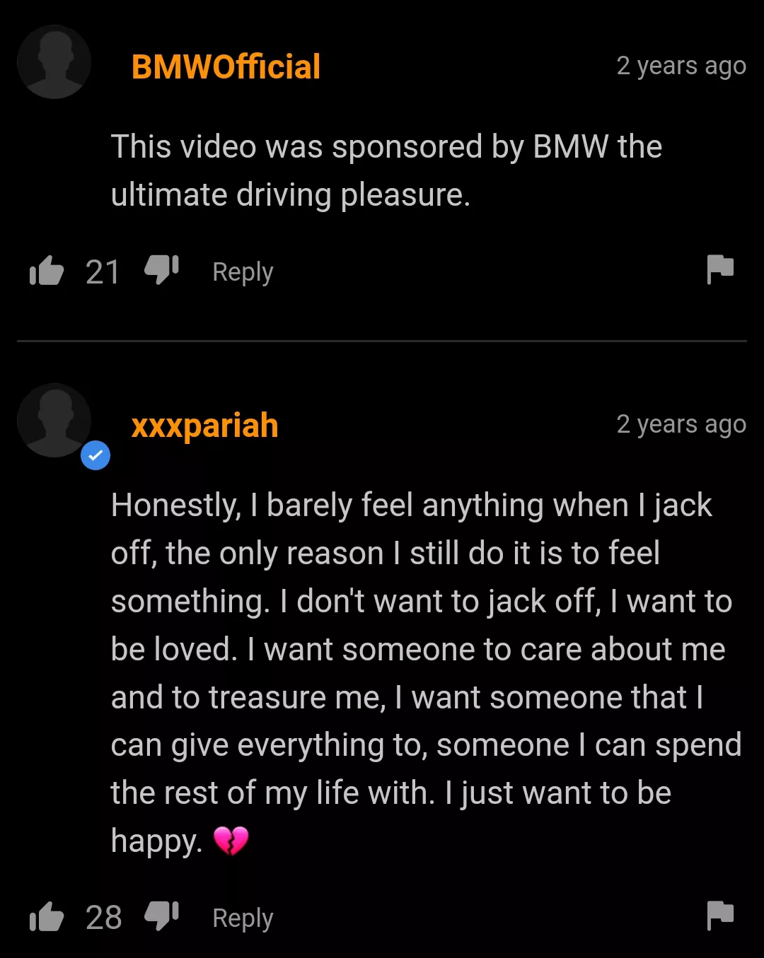 Two sides of pornhub