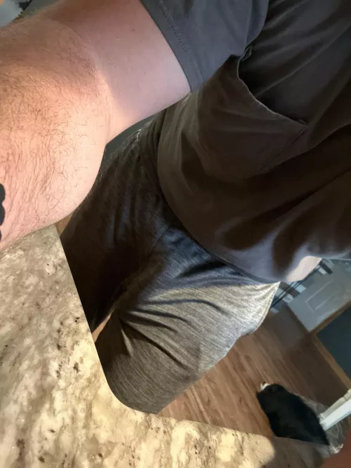 Waiting on my pizza rolls like