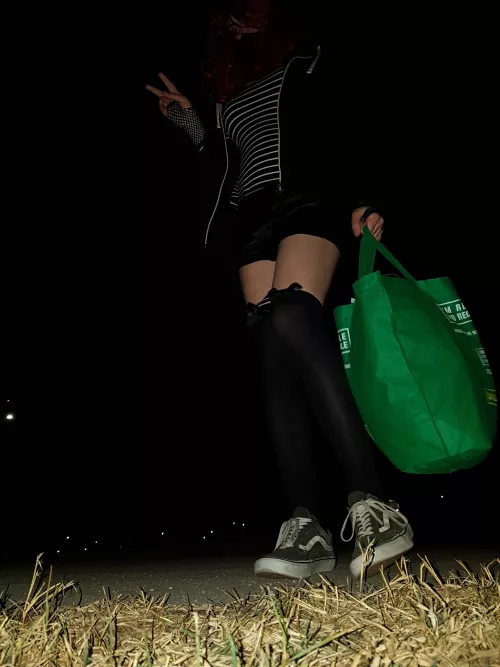 Went out dressed up for the first time