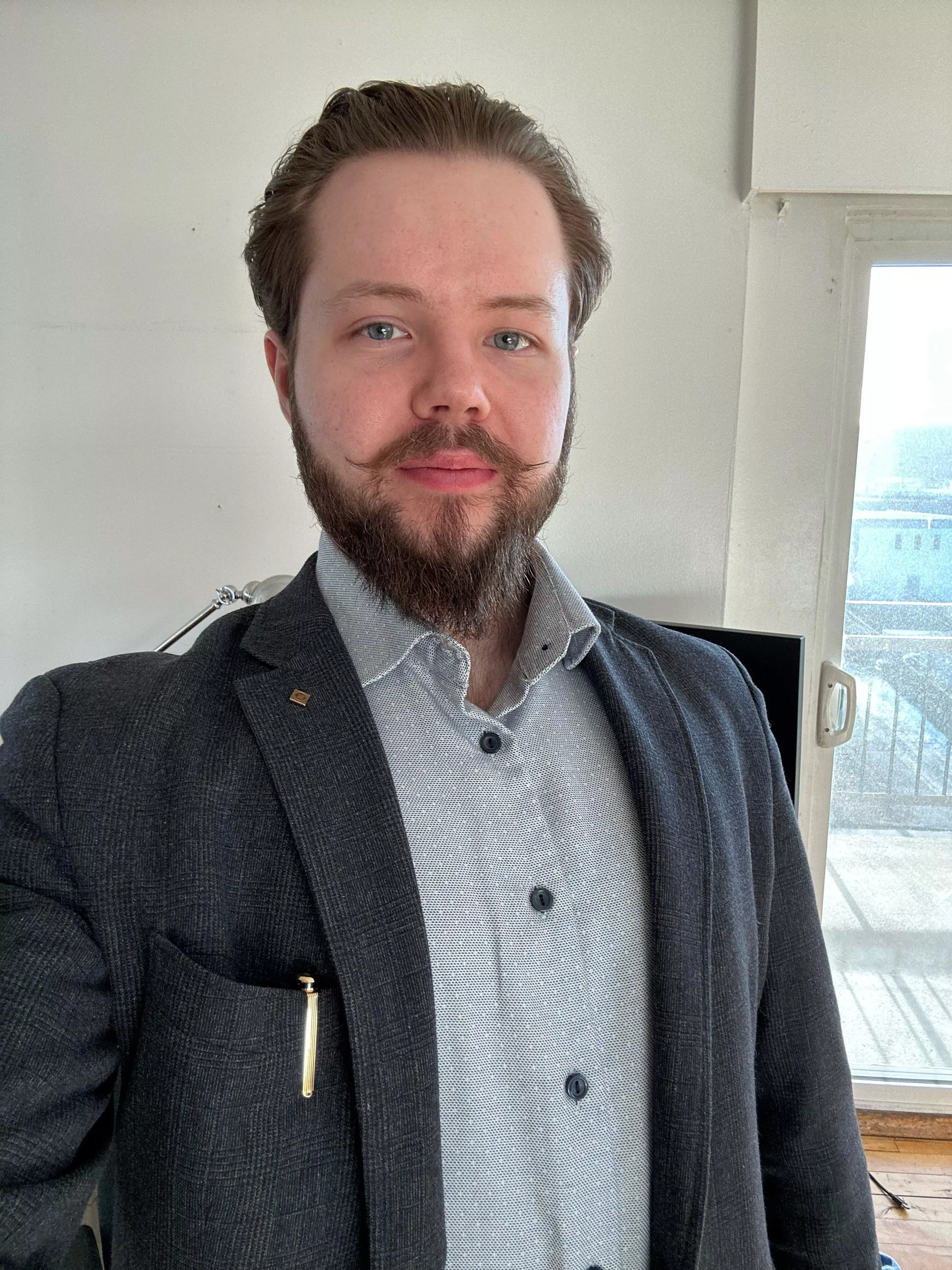 Went to the barber as a treat after a final exam this afternoon. Look okay?