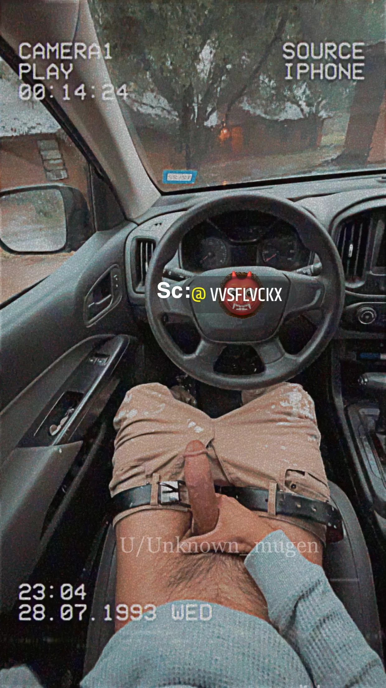 When it rains I like to have fun in my work truck