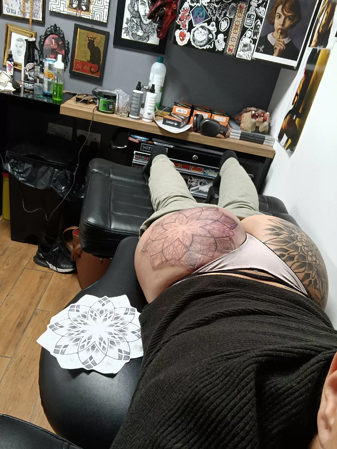 when one leg is full you start with the other one