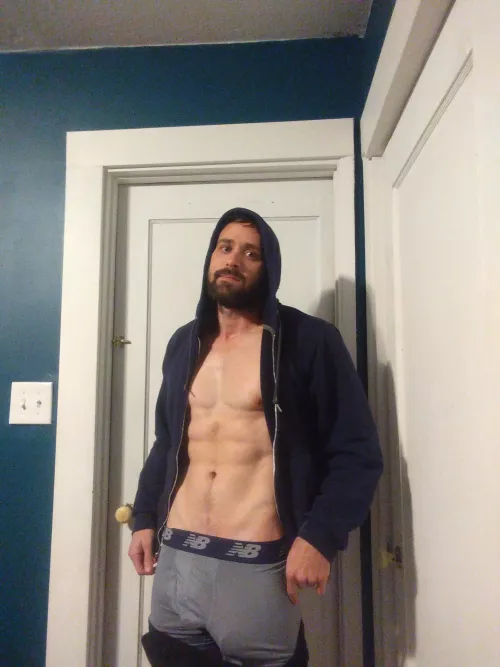 (33) Do you think I could go commando in grey sweats
