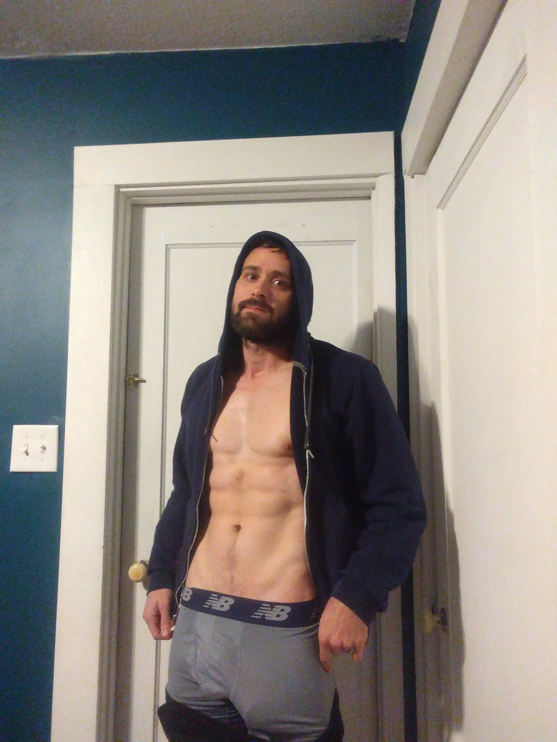 (33) Do you think I could go commando in grey sweats