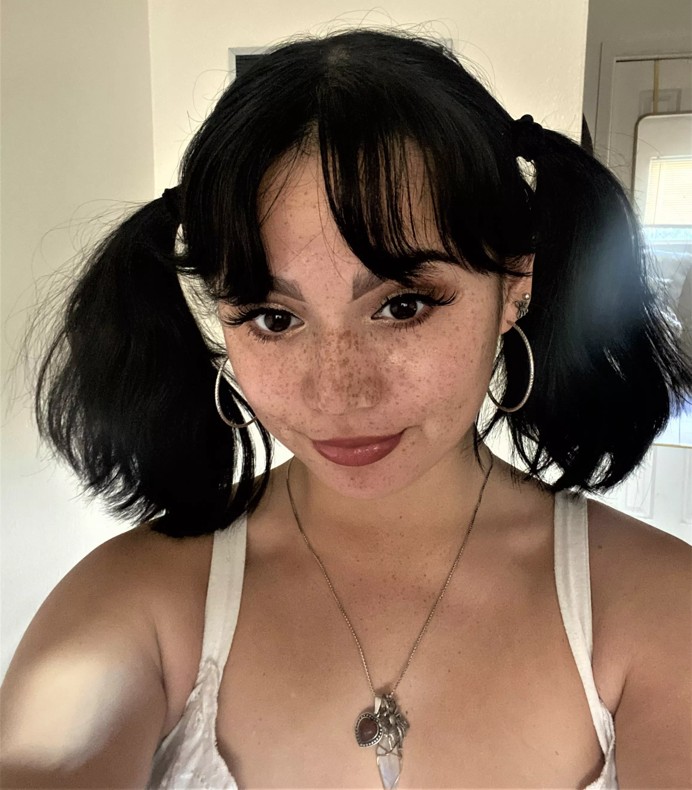 A girl without freckles is like a night without stars