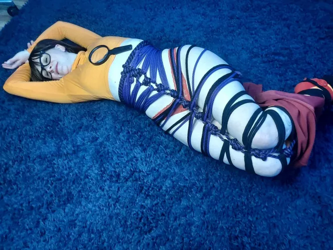 A play friend came over to practice her first mermaid tail for an upcoming suspension!