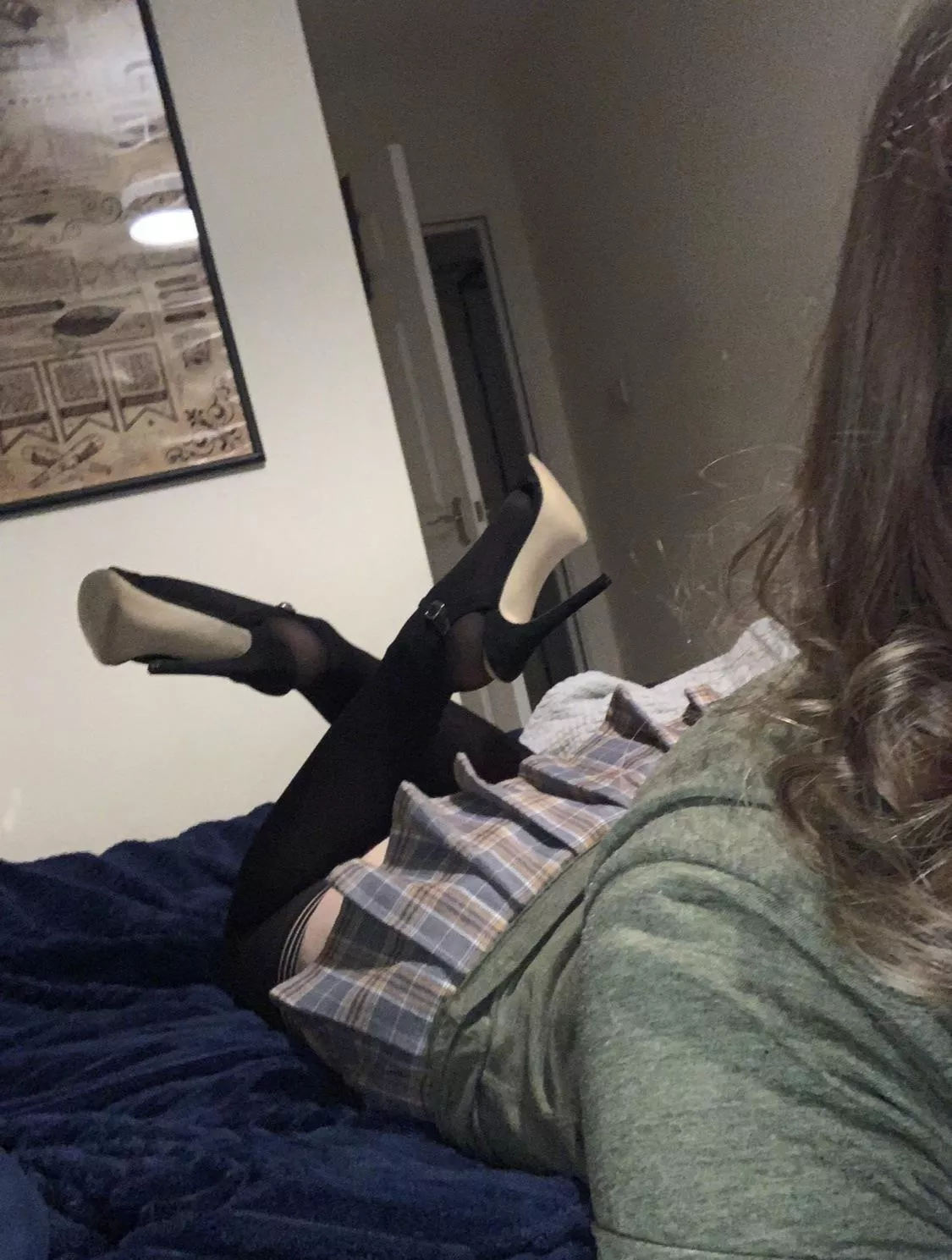 Being naughty with the door open