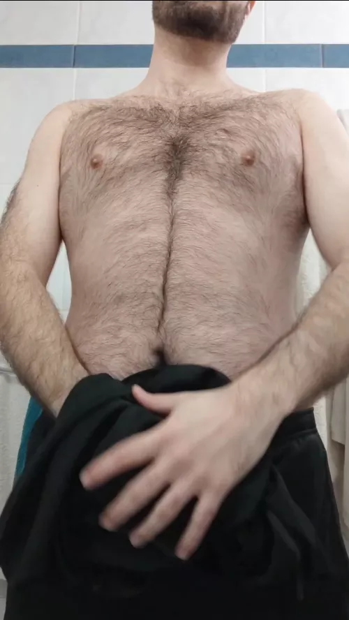 Chests with hair feel better to caress