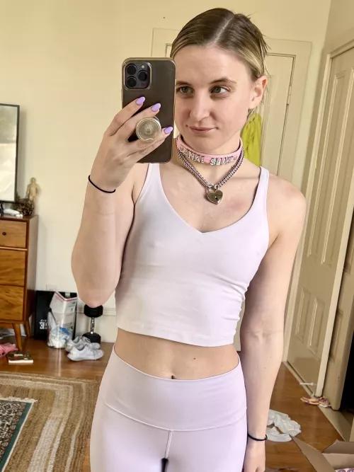 Daddy has ordered that I have to wear my Anal Slut collar whenever I'm running errands