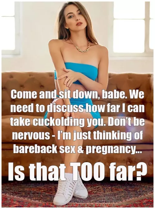 Definitely NOT too far 🥰