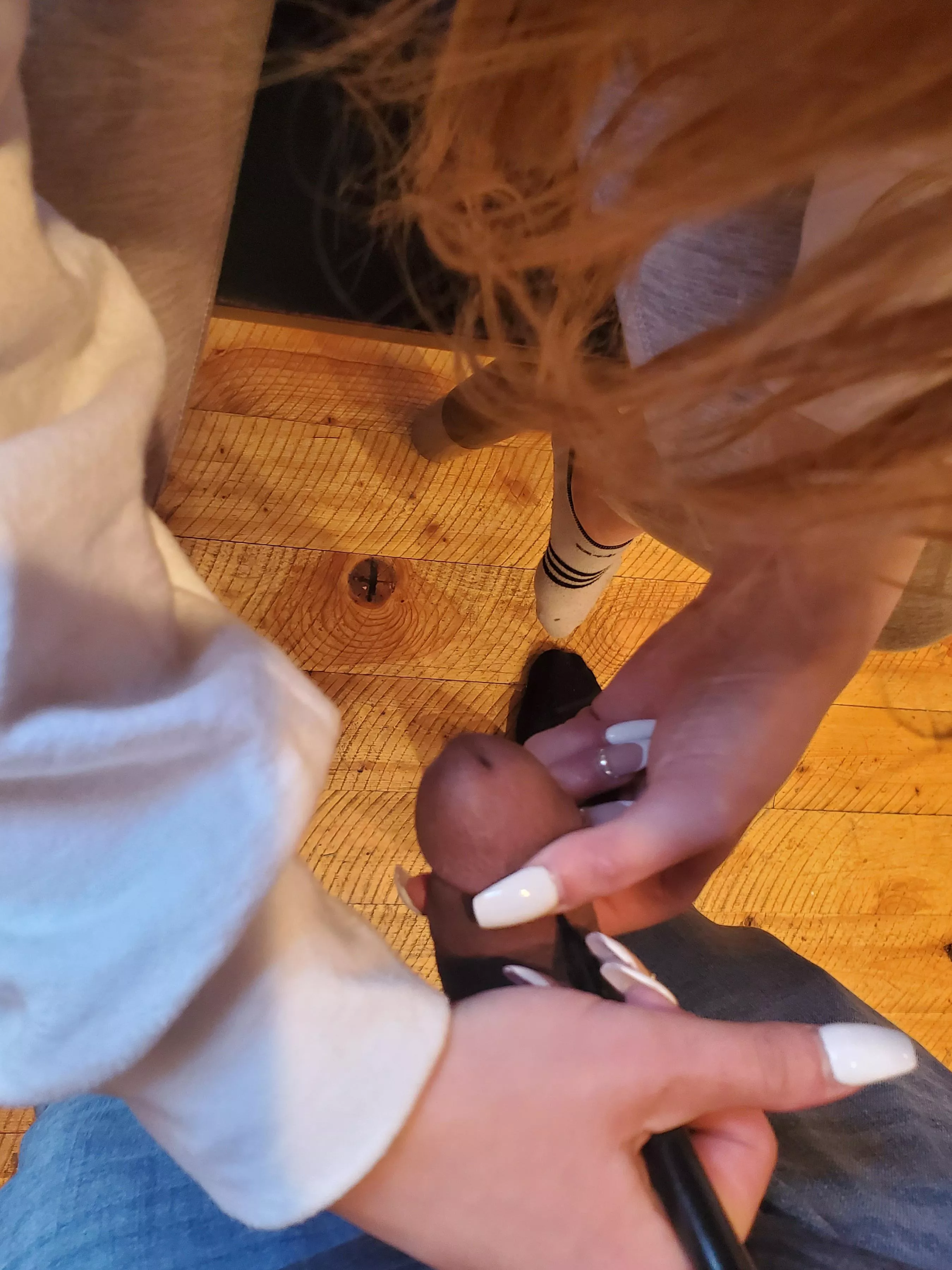 I dared her to write her number here.