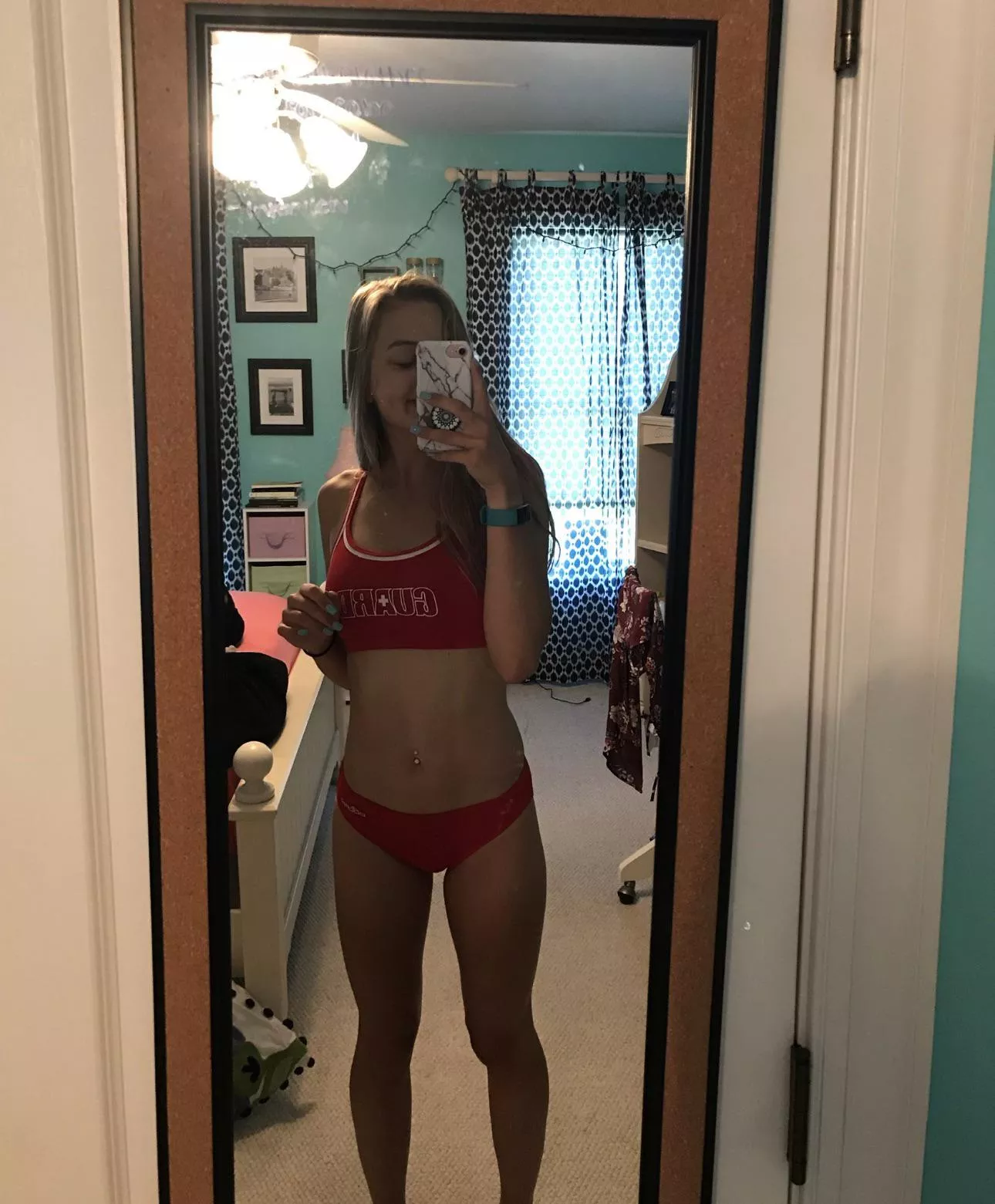 Lifeguard sports bra uniform still fits 😜