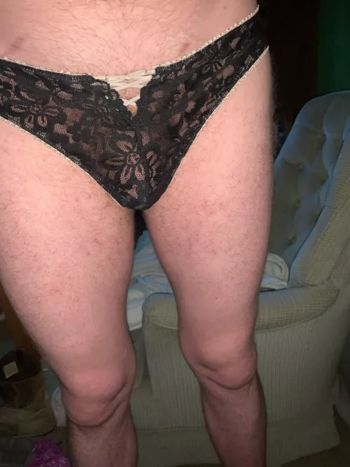 Mommy has made me wear her underwear everyday for 2 weeks since I’ve told her about kinks and fetishs