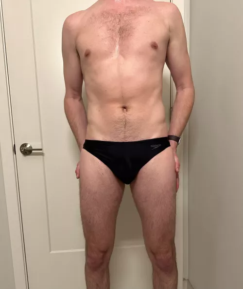 My first Speedo arrived just in time for the first hot day of the year