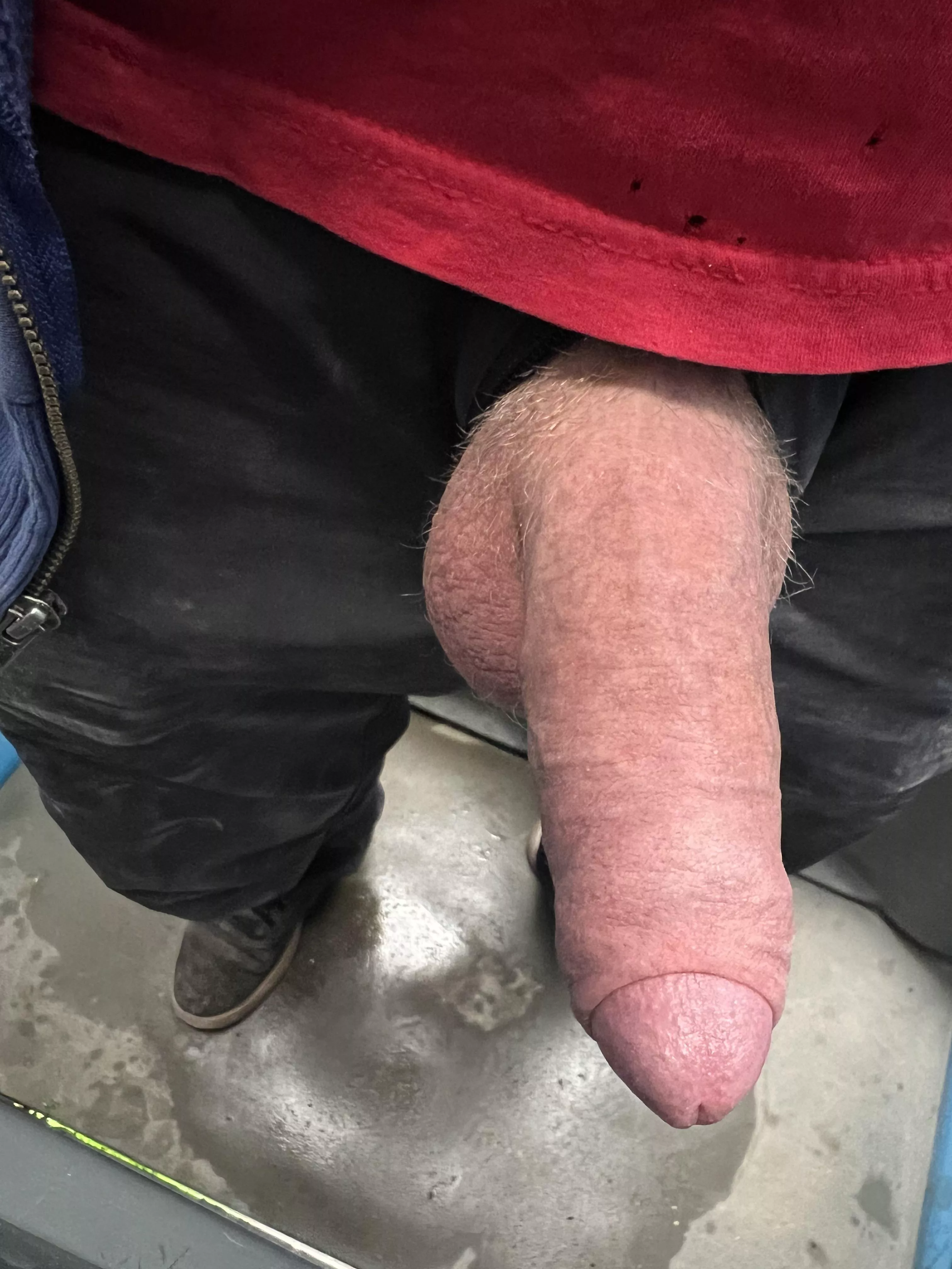 My thick semi poking out