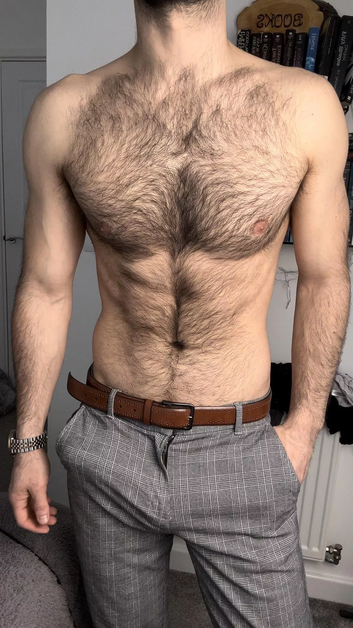 No, I’m just happy to see you.