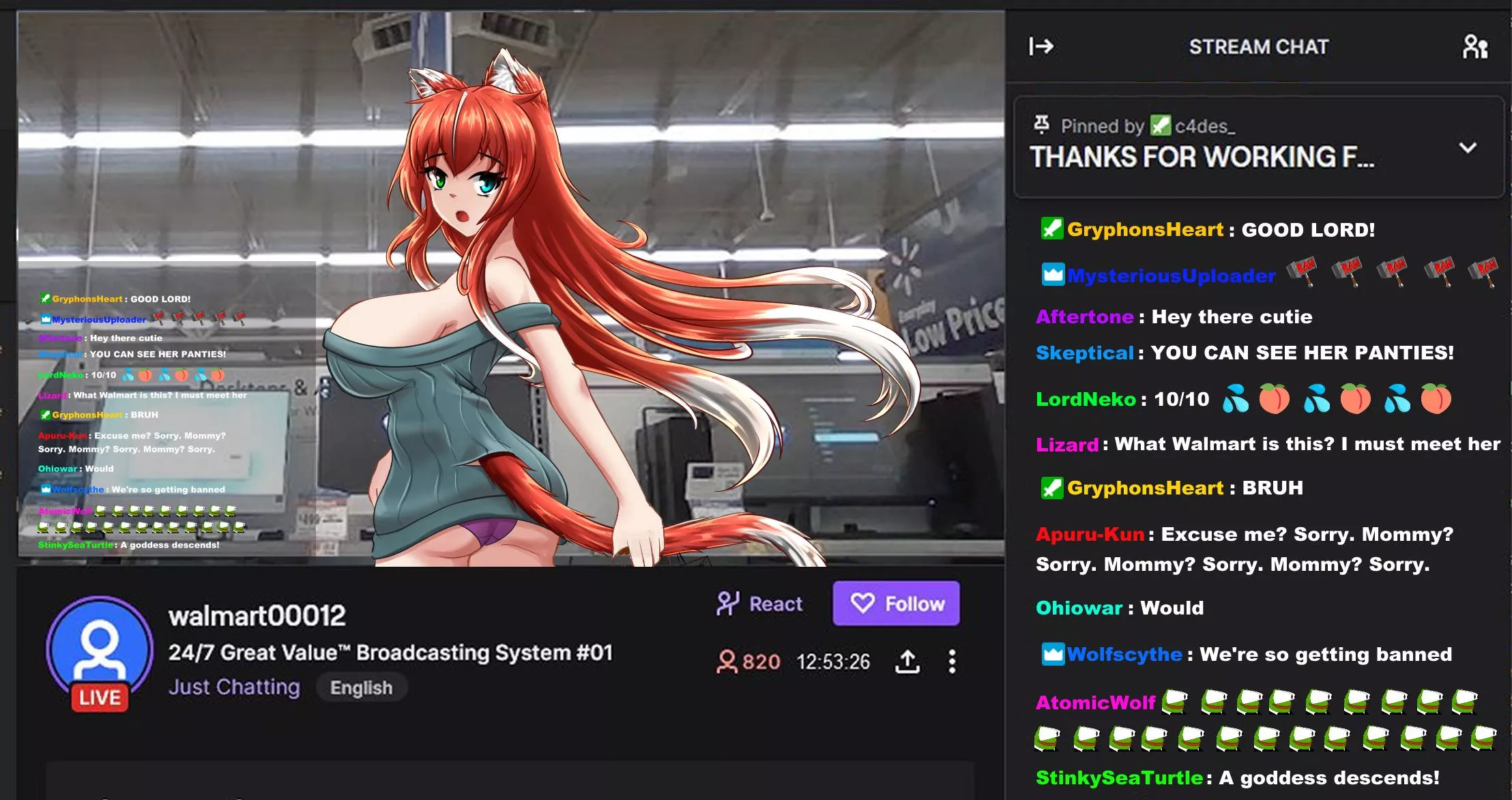 People-watching at Walmart [OC]