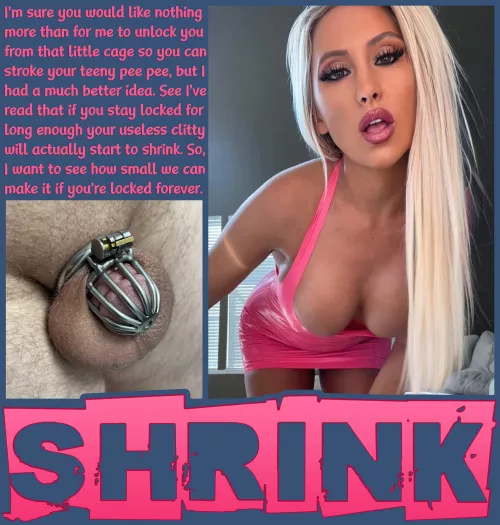 SHRINK [chastity] [femdom] [sph]