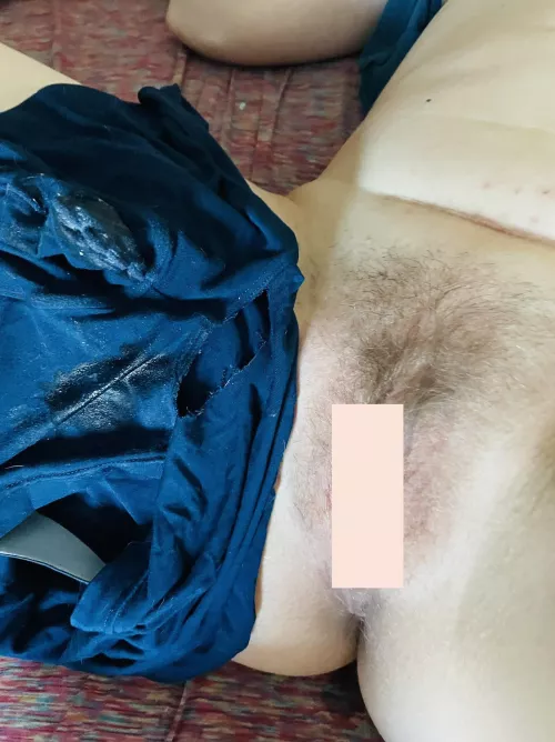 Sometimes I wear his manties…and wipe up with them when needed 😏