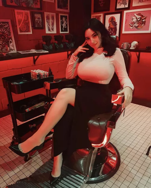 Tattoo shop tits