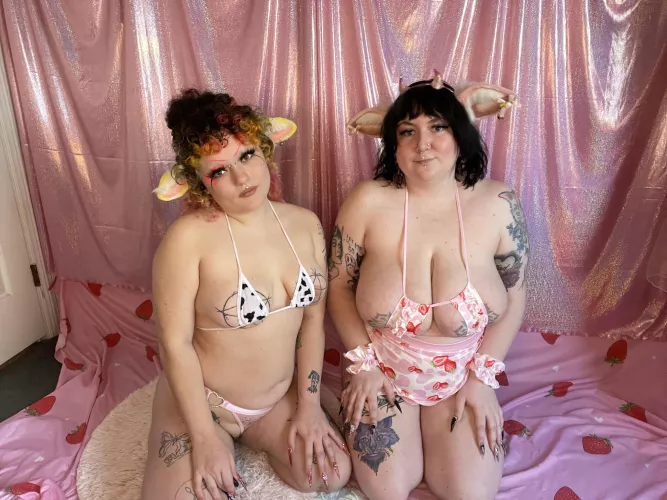 We’re ready to be milked 😇