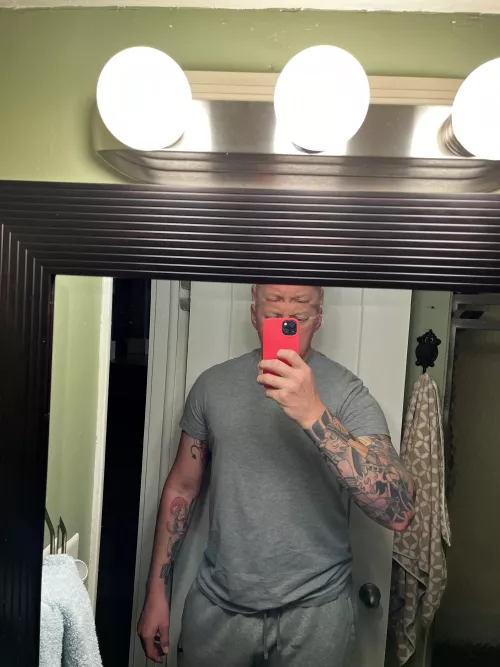 [44]Let me know if you want to see what’s under the sweats.