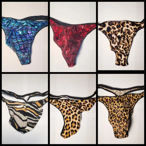 A few cute thongs I've made recently.