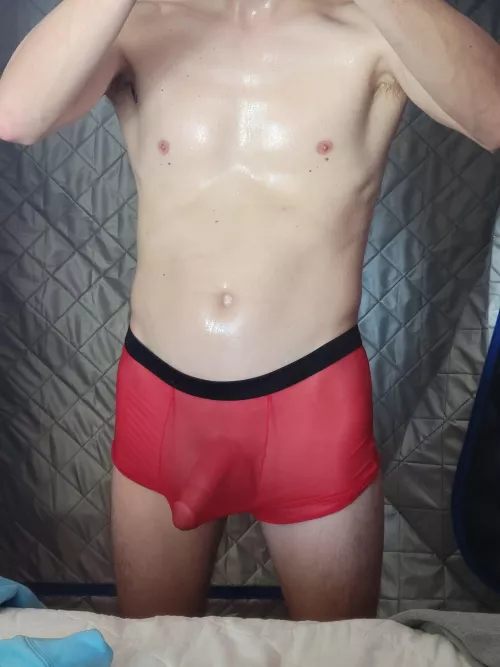 After workout sweat...(M)