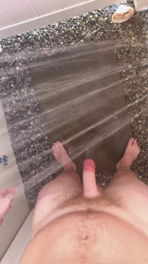 Come in. More room in this shower