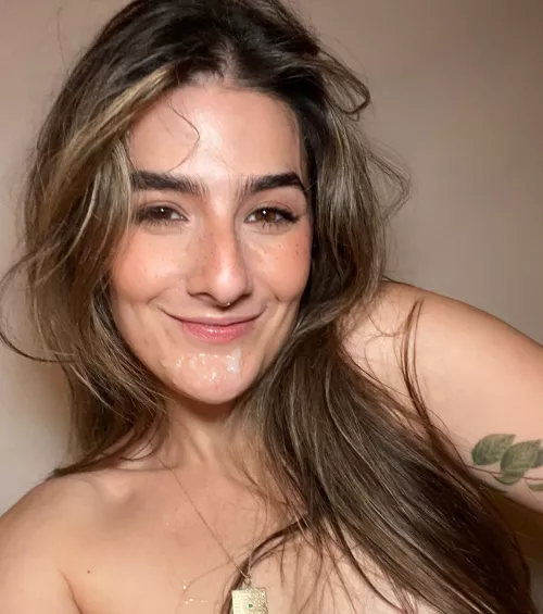 dripping down my chin