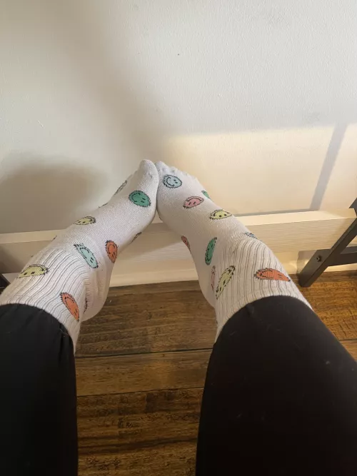 Get under my desk and sniff my socks. 😈