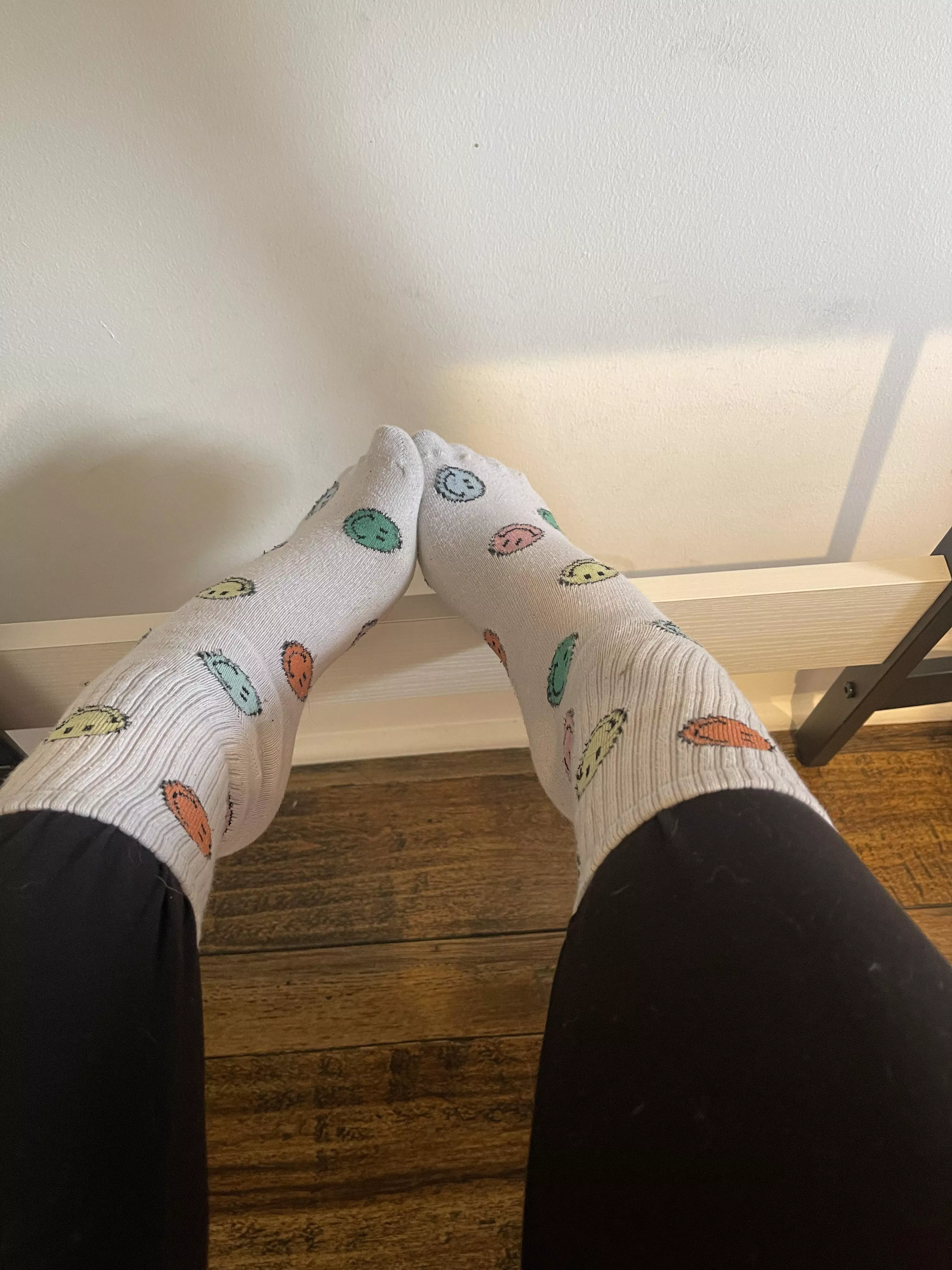 Get under my desk and sniff my socks. 😈