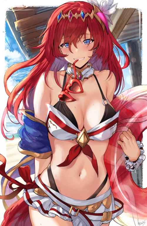 Godguard Brodia Happily to meet at the Beach [Grandblue Fantasy]