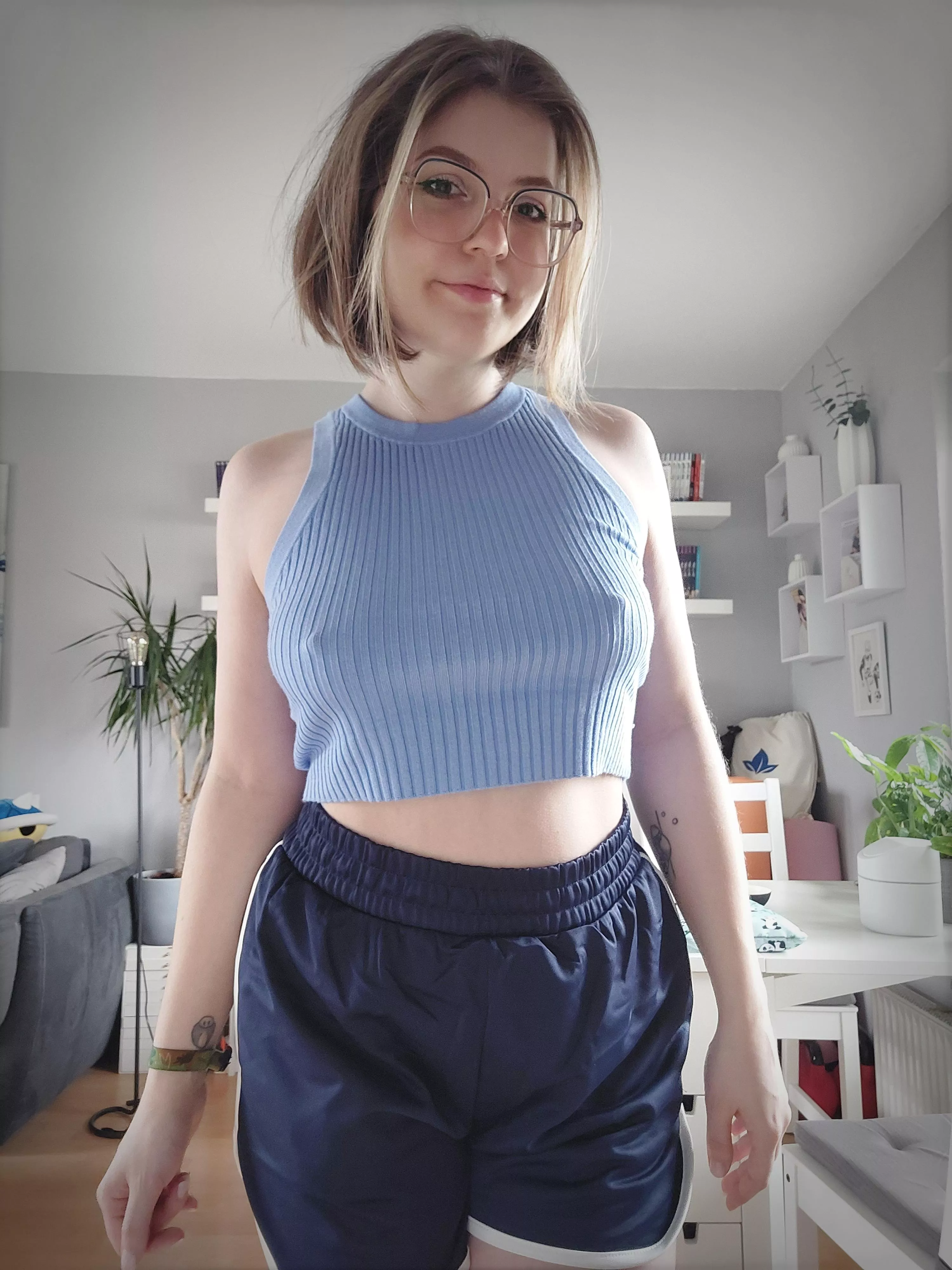 I hate wearing bras :)