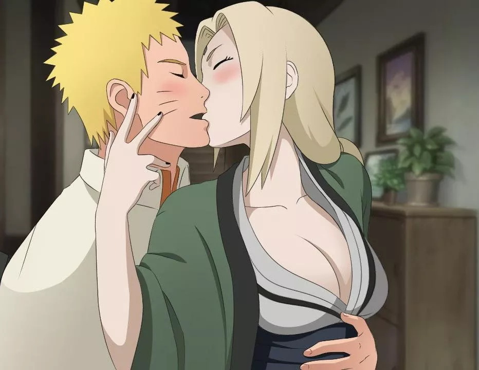 Kissing that milf like a man