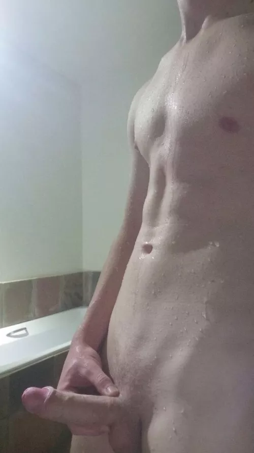 (m) 18 post shower pic