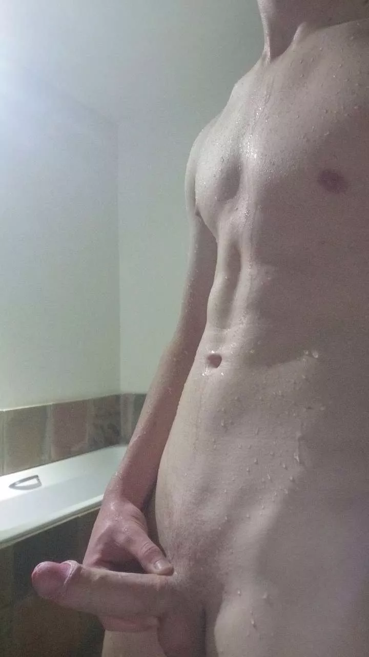 (m) 18 post shower pic
