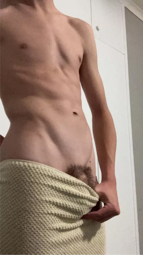 mind taking off my towel for me?