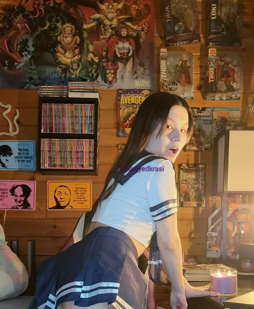 Not wearing any thong or panties