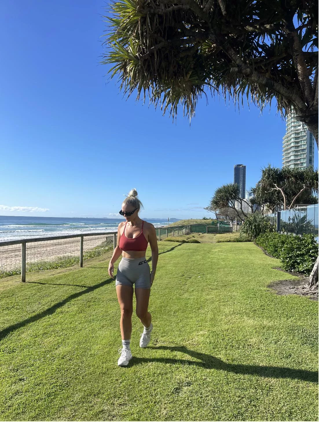 out for my morning jog!