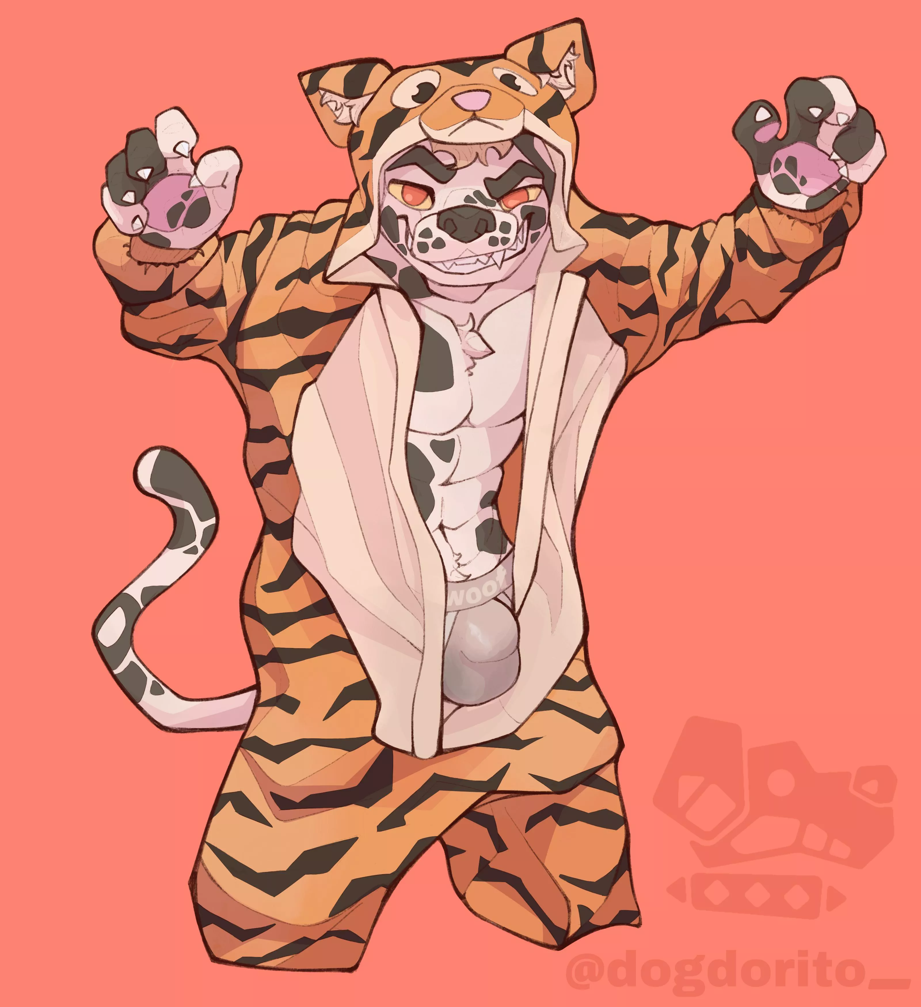 rawr! (slightly suggestive art by me - @dogdorito_ on twitter)