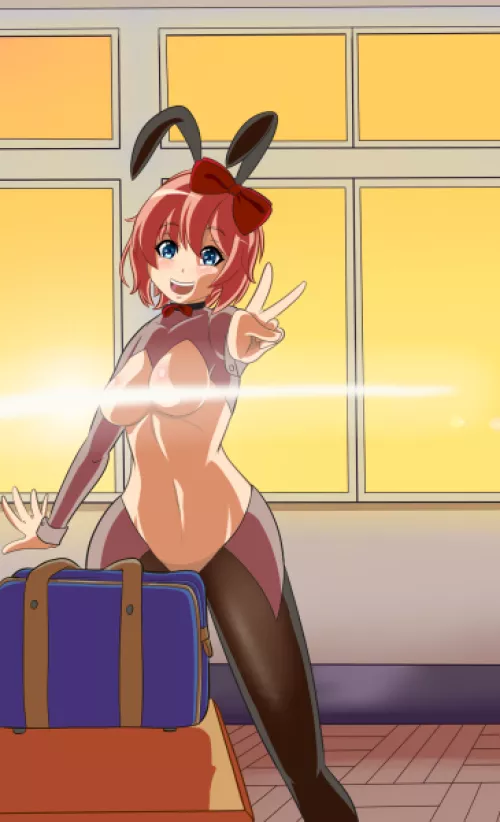 Reverse bun Sayori (Moca-Bun)