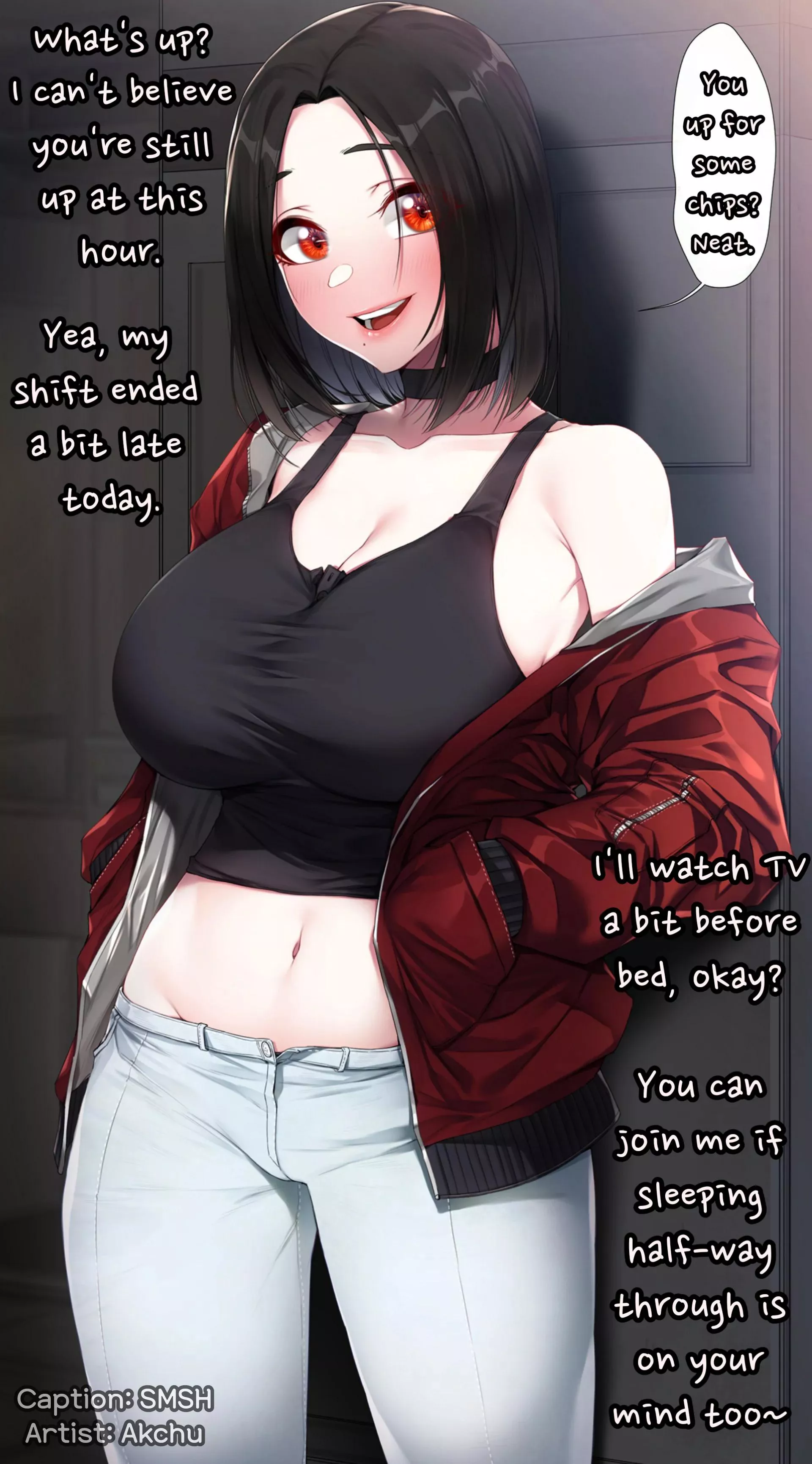 Shift's over, babe. [GFE] [Back From Work] [Wholesome] [Casual] [97/365]